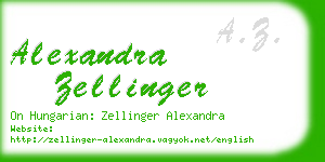 alexandra zellinger business card